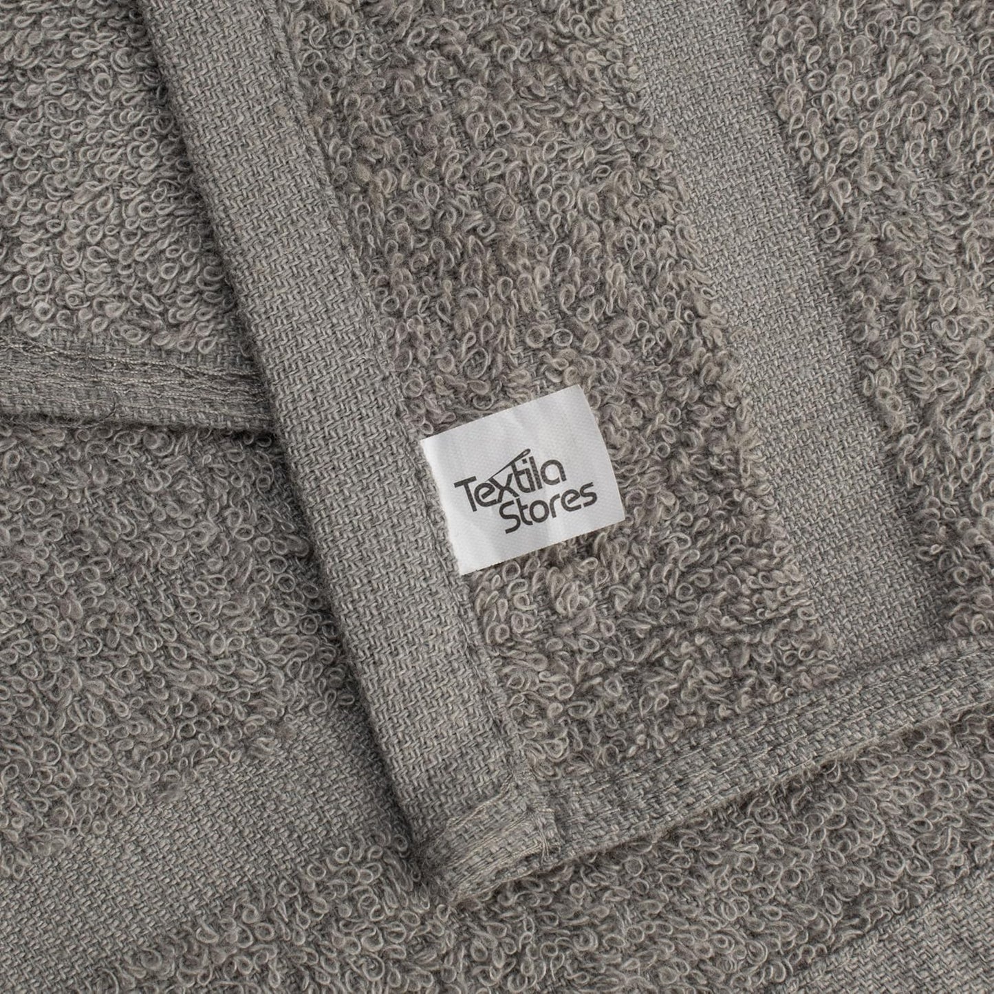 Basic Hand Towels 16x26 Inches – Pack of 24 – Grey Color – Soft and Absorbent Multipurpose Cotton Towels for Bathroom, Spa, Gym, Salon, Hotel, and Everyday Use