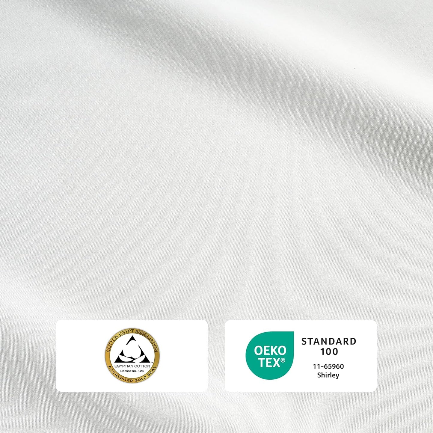 IZOD 100% Egyptian Cotton Sheets Set Full Size, Cotton Percale Crisp Sheet Set 4Pc, Lightweight & Deep Pocket fits Upto 17", Long-Staple Soft Combed, Hotel Style Sheets Luxury Bedding Sheet - White