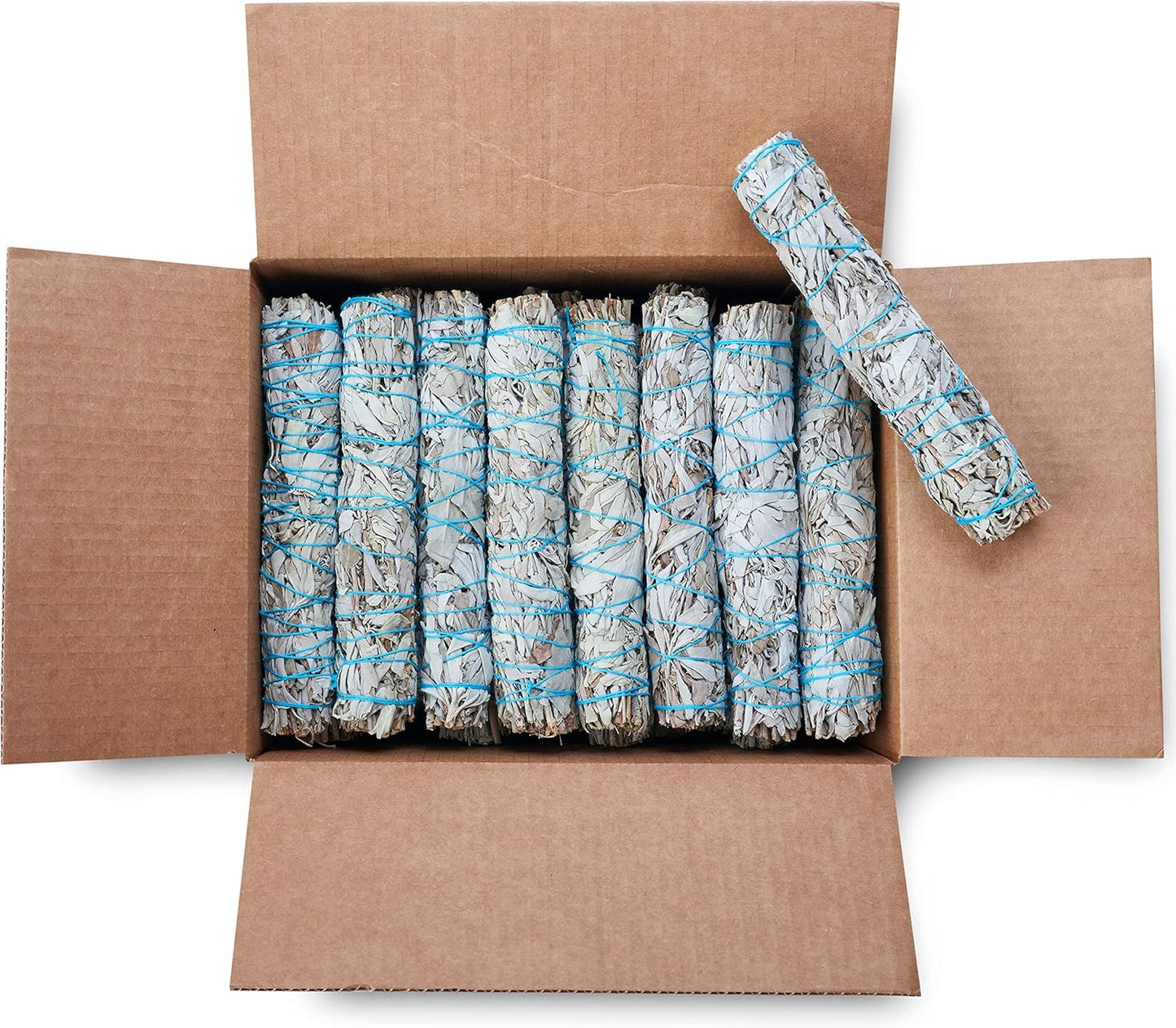 JL Local Wanderlust 9” White Sage Smudge Stick - Extra Large Smudging Wand Incense Stick for Cleansing, Purifying, Healing, Meditation, Yoga, Blessing (24 Pack)