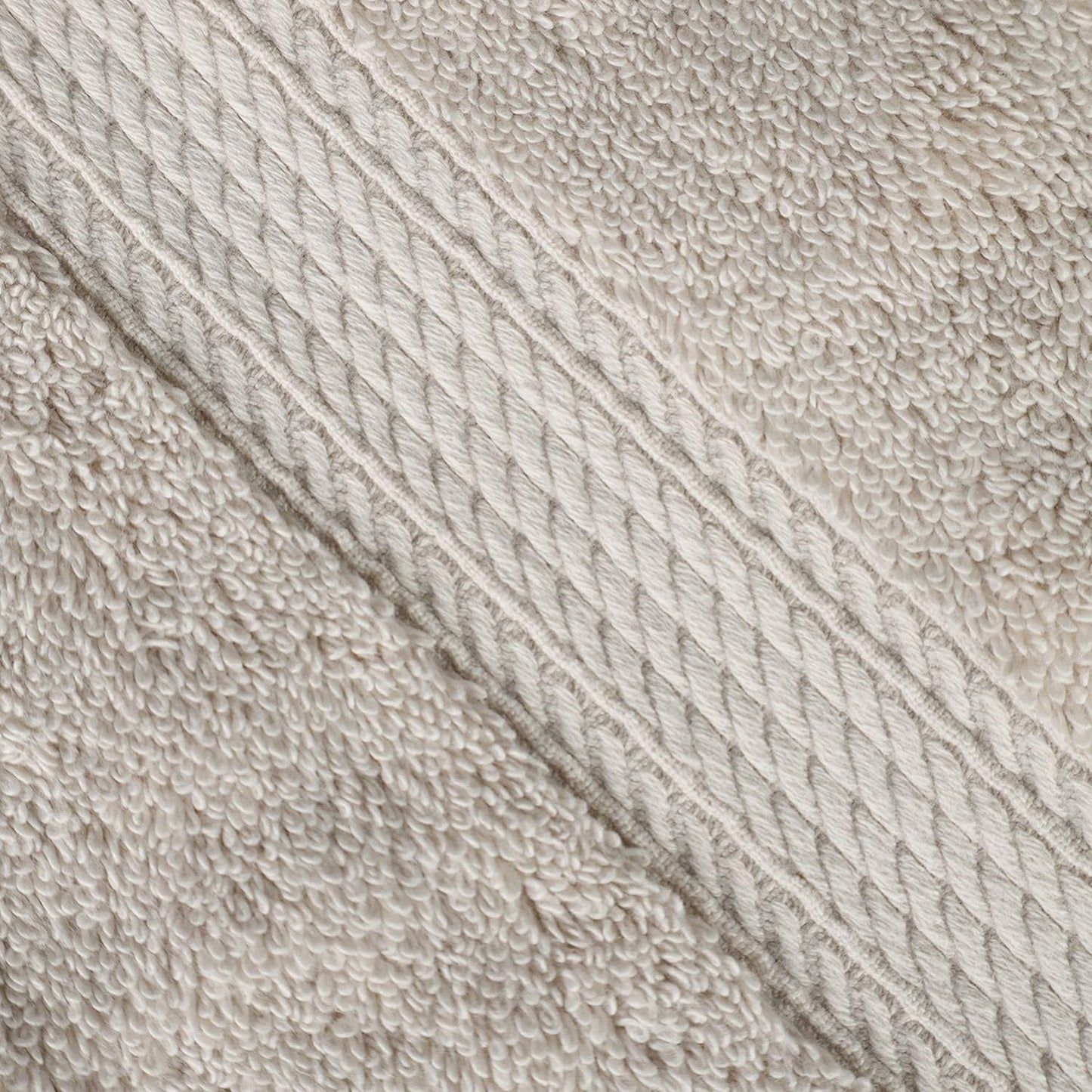 Superior Egyptian Cotton Pile Bath Sheet Set of 2, Ultra Soft Luxury Towels, Thick Plush Essentials, Absorbent Heavyweight, Guest Bath, Hotel, Spa, Home Bathroom, Shower Basics, Stone