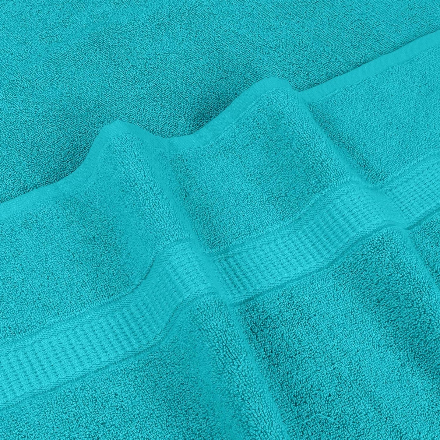 Utopia Towels Luxurious Jumbo Bath Sheet 2 Piece, 600 GSM, 35 by 70 Inches, 100% Ring Spun Cotton, Highly Absorbent and Quick Dry Extra Large Bath Towel, Super Soft Towel, Turquoise