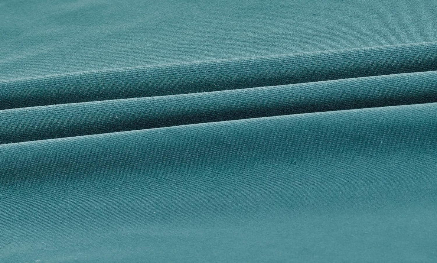 Sheets & Beyond Wrap Around Solid Microfiber Luxury Hotel Quality Fabric Bedroom Gathered Ruffled Bedding Bed Skirt 14 Inch Drop (Twin, Teal)
