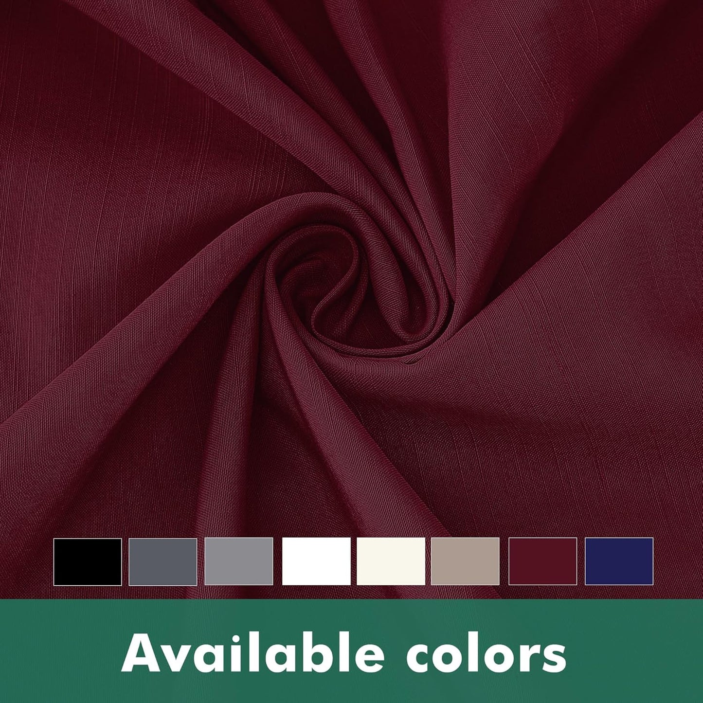 Biscaynebay Wrap Around Bed Skirts with Split Corners for Queen Beds 14" Drop, Burgundy Elastic Dust Ruffles Adjustable Easy Fit Wrinkle & Fade Resistant Silky Luxurious Fabric Machine Washable