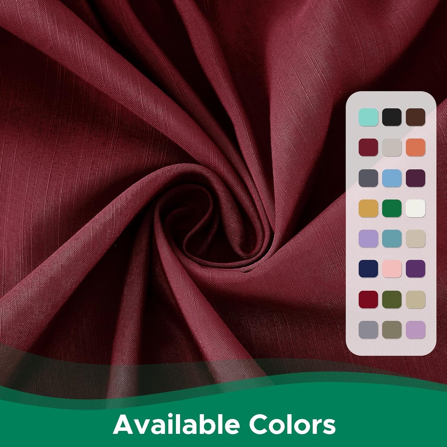Biscaynebay Wrap Around Bed Skirts for Queen Beds 14" Drop, Burgundy Adjustable Elastic Dust Ruffles Easy Fit Wrinkle & Fade Resistant Silky Luxurious Fabric Solid Machine Washable