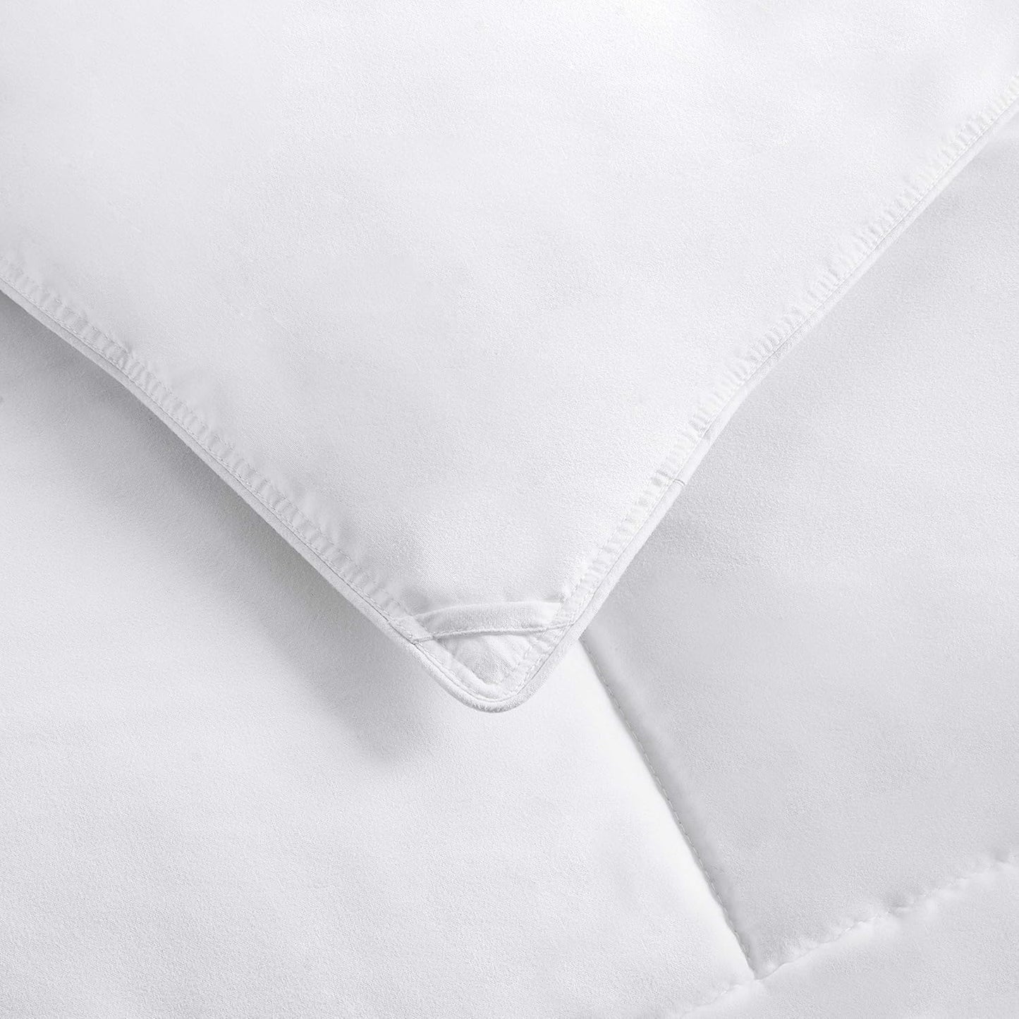 Amazon Basics White Down Alternative Comforter and Duvet Insert with Corner Tabs (King, All-Season)