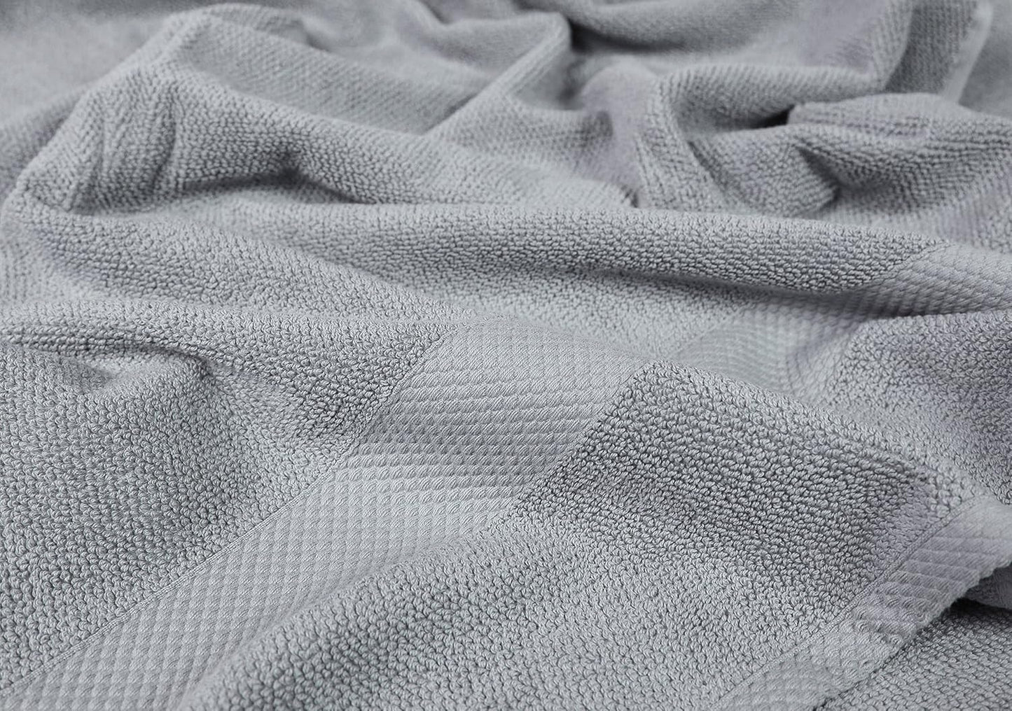 MAURA Premium Bath Sheets 100% Cotton 35x70 Oversized Ultra Absorbent Quick Dry Soft Towel Set for Bathroom Extra Large Bath Towels, Cool Grey