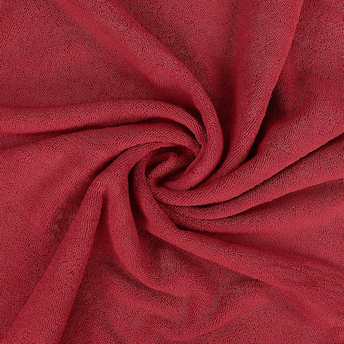 Utopia Towels Luxurious Jumbo Bath Sheet 2 Piece, 600 GSM, 35 by 70 Inches, 100% Ring Spun Cotton, Highly Absorbent and Quick Dry Extra Large Bath Towel, Super Soft Towel, Red