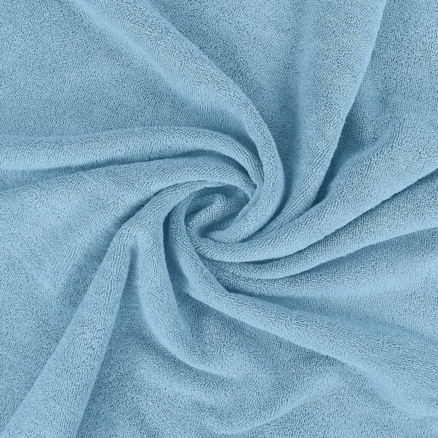 Utopia Towels Luxurious Jumbo Bath Sheet 2 Piece, 600 GSM, 35 by 70 Inches, 100% Ring Spun Cotton, Highly Absorbent and Quick Dry Extra Large Bath Towel, Super Soft Towel, Sky Blue