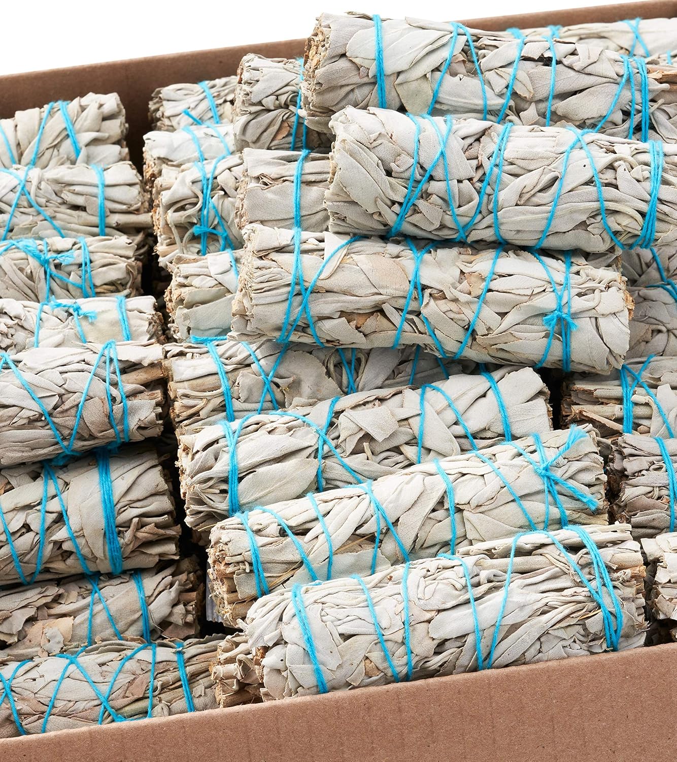40 White Sage Smudge Sticks ~ Sustainably Grown Sage Bundles for Smudging, Smudge Kit, Ceremony, Spiritual Use, Home & Office Cleansing or Smoke Cleanse (40 Pack)