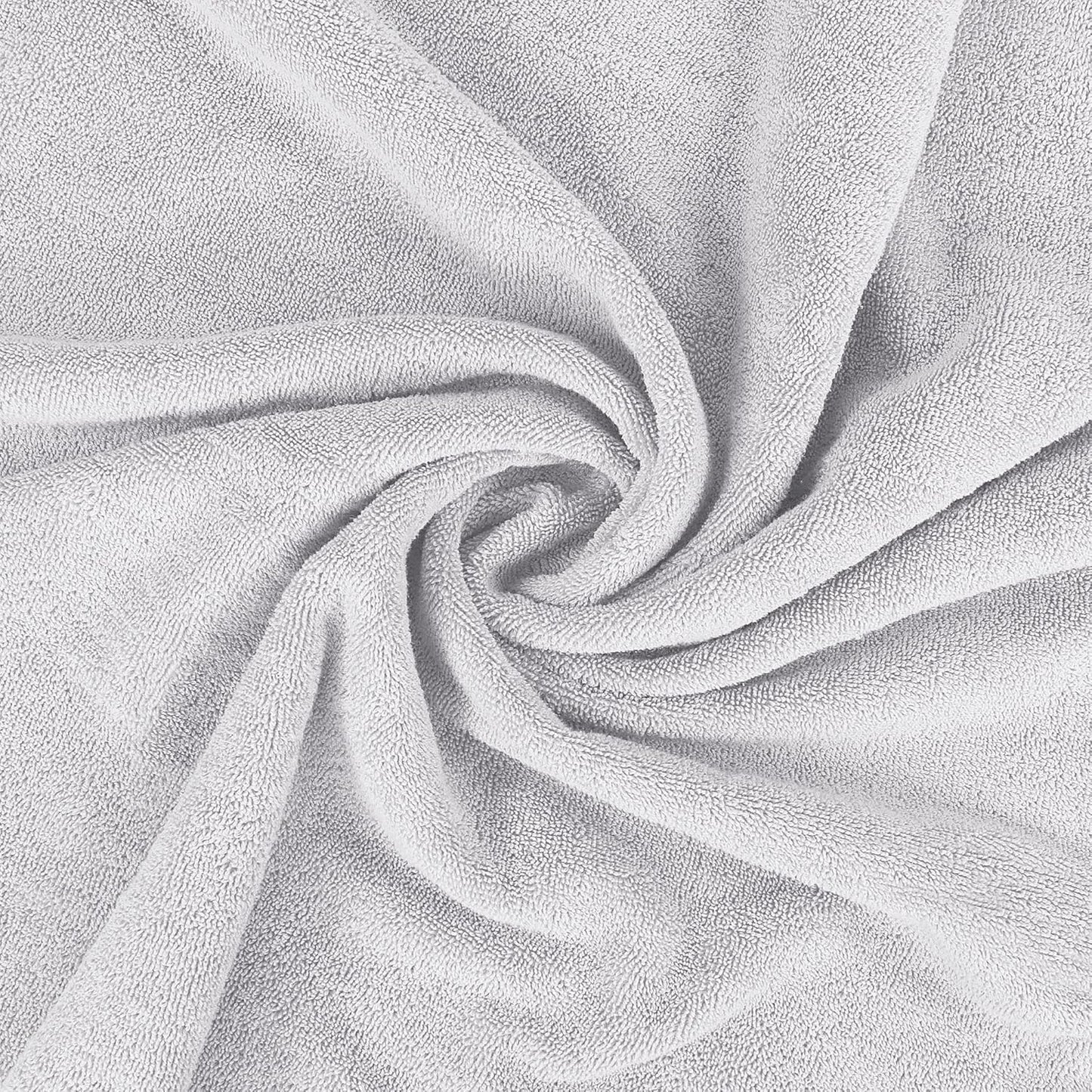 Utopia Towels Luxurious Jumbo Bath Sheet 2 Piece, 600 GSM, 35 by 70 Inches, 100% Ring Spun Cotton, Highly Absorbent and Quick Dry Extra Large Bath Towel, Super Soft Towel, Silver