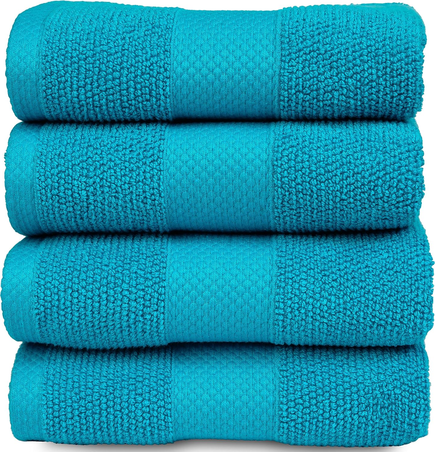 MAURA Premium Hand Towels 100% Cotton 16x30 Oversized Ultra Absorbent Quick Dry Soft Towels for Bathroom Extra Large Hand Towels, Turquoise