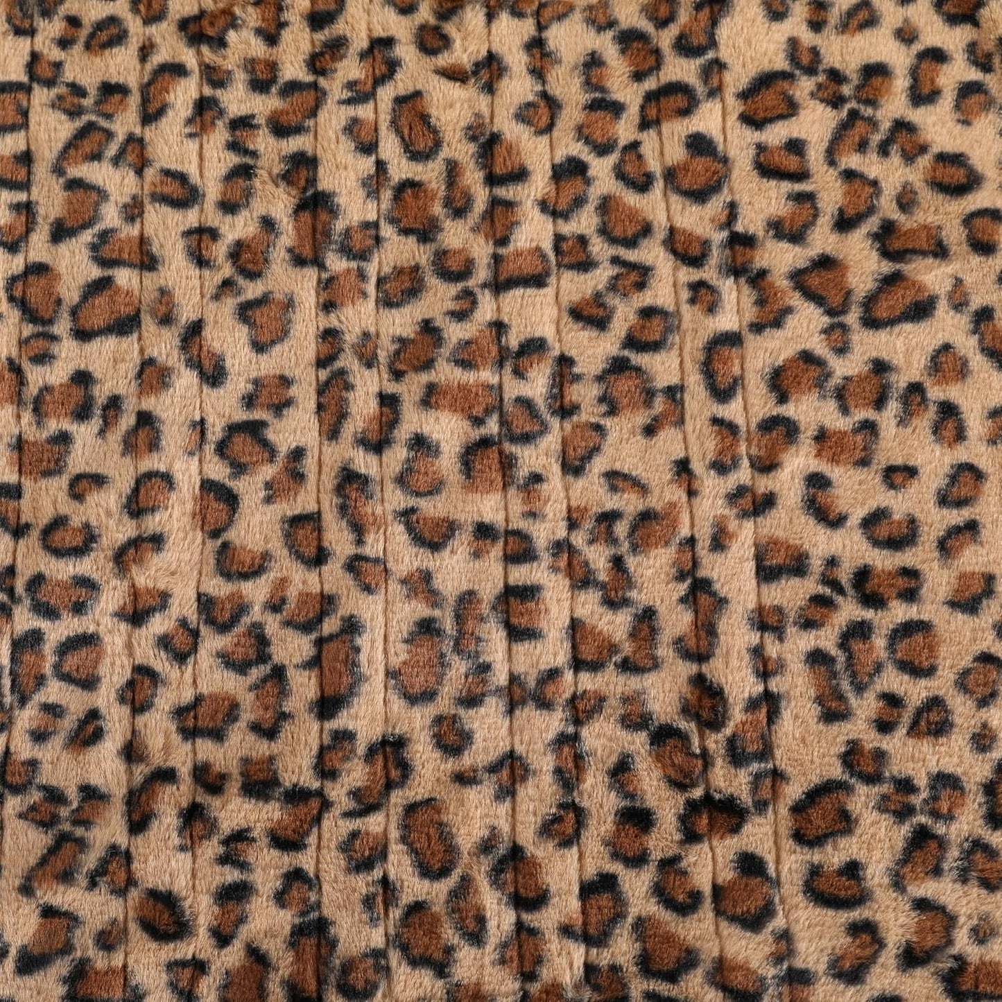 Electric Heated Blanket Twin Size 62”x84”,Soft with 6 Heating Settings 1-10 Hours Auto-Off, One Touch Operation, Machine Washable, Brown Leopard Print