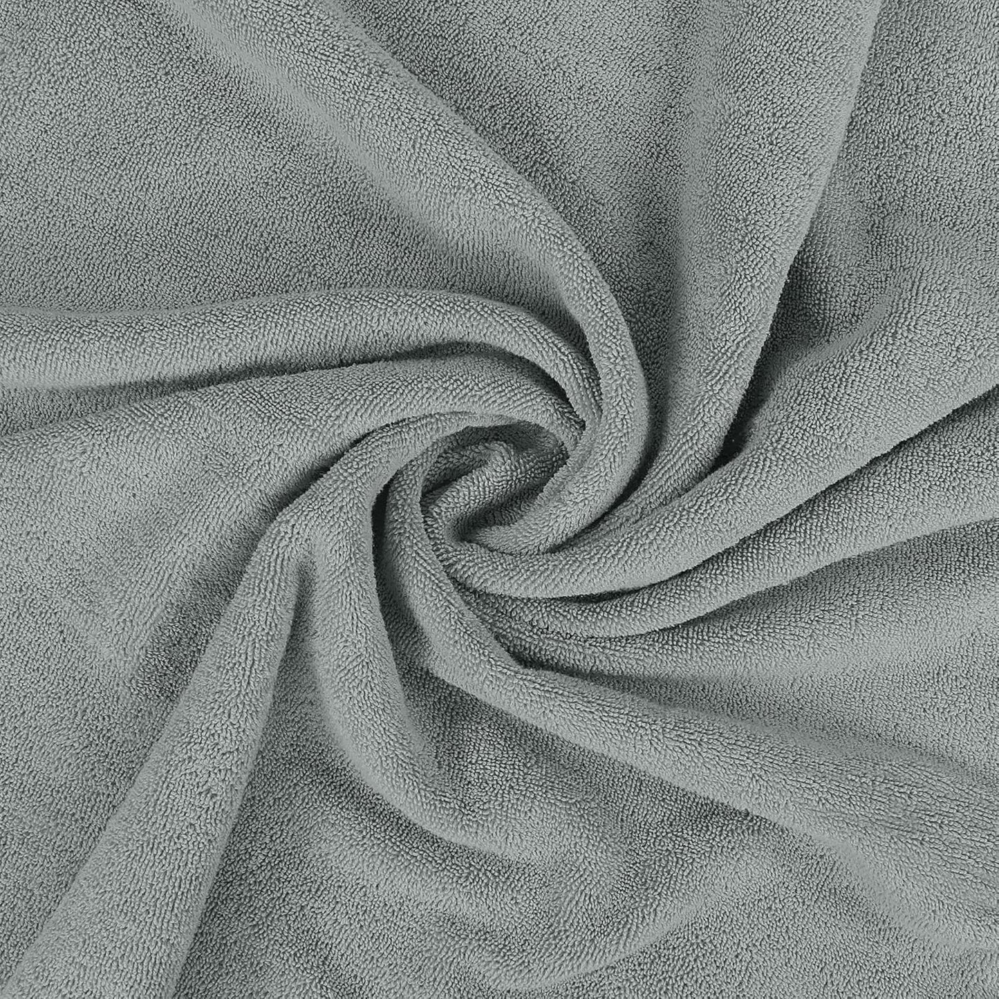 Utopia Towels Luxurious Jumbo Bath Sheet 2 Piece, 600 GSM, 35 by 70 Inches, 100% Ring Spun Cotton, Highly Absorbent and Quick Dry Extra Large Bath Towel, Super Soft Towel, Cool Grey