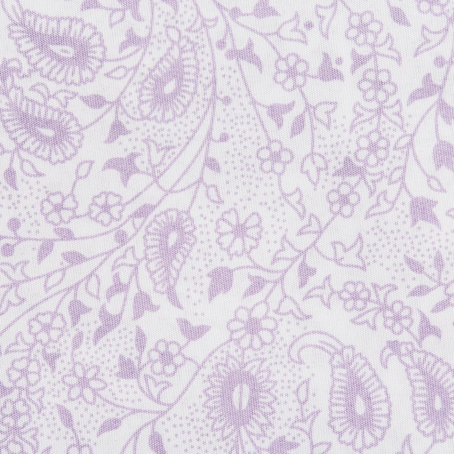 Amazon Basics Lightweight Super Soft Easy Care Microfiber Bed Sheet 3 Piece Set with 14" Deep Pockets - Twin XL, Lavender Paisley