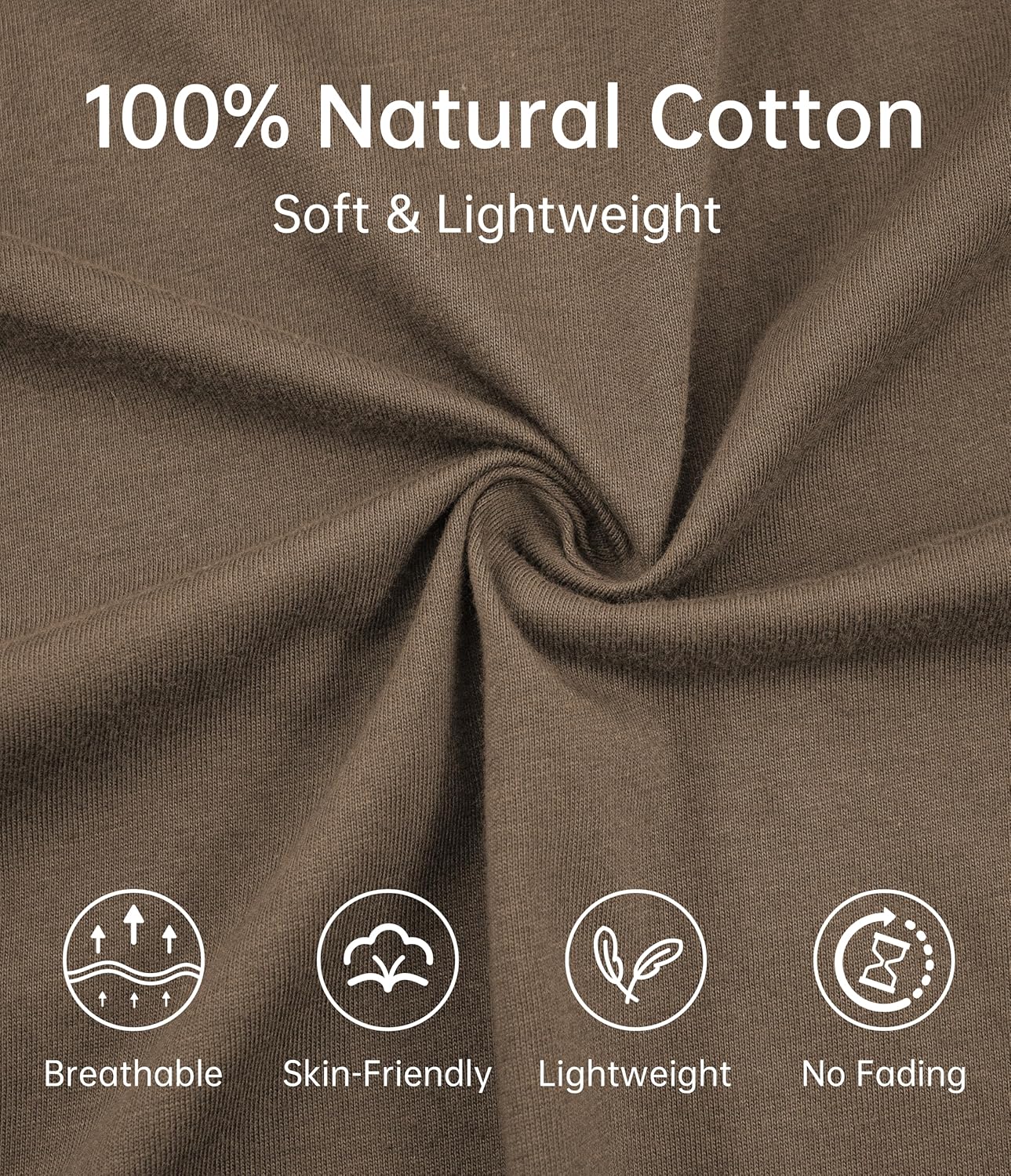 ANLIQI Women's 100% Cotton Robes Long Zipper Front House coats 3/4 Sleeve Bathrobes Lightweight Full Length Robe with Pockets