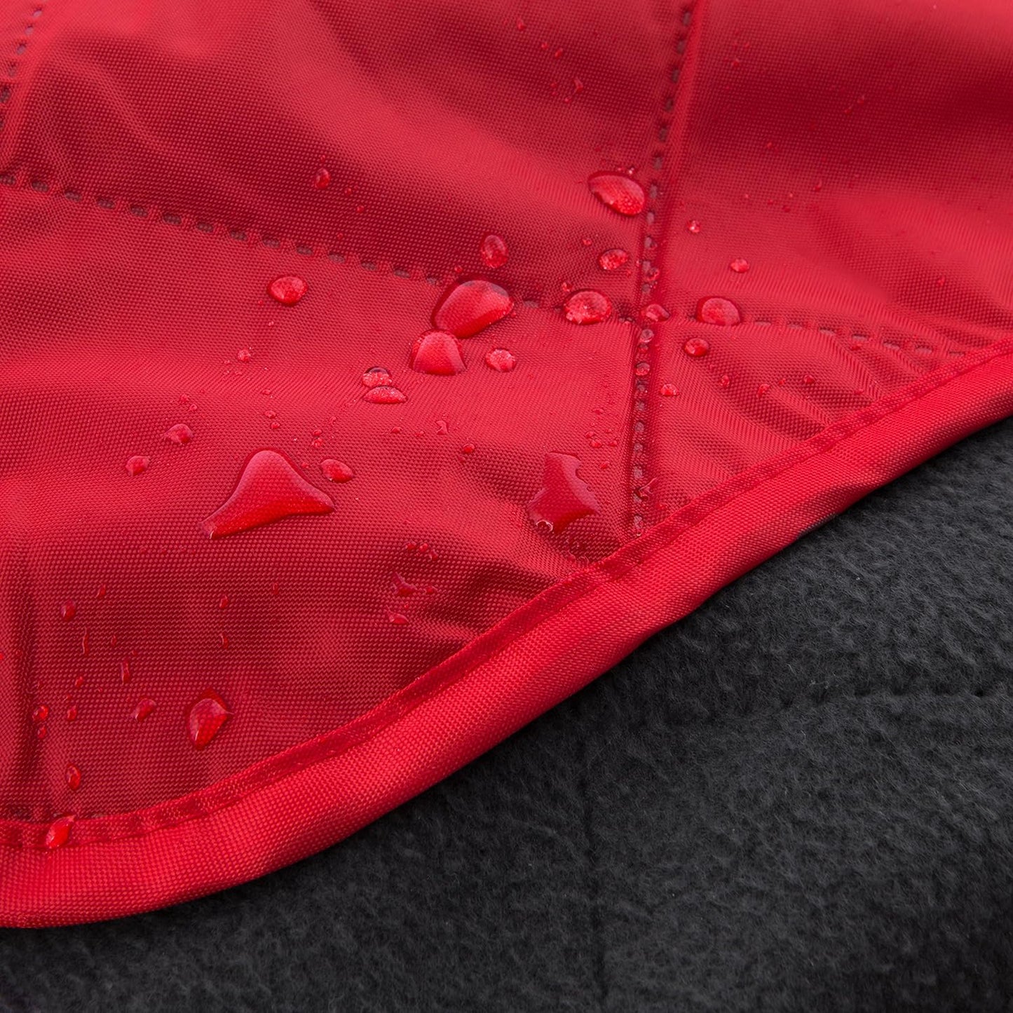 DOWN UNDER OUTDOORS Large Waterproof Windproof Extra Thick 350 GSM Quilted Fleece, or Sherpa Stadium Blanket